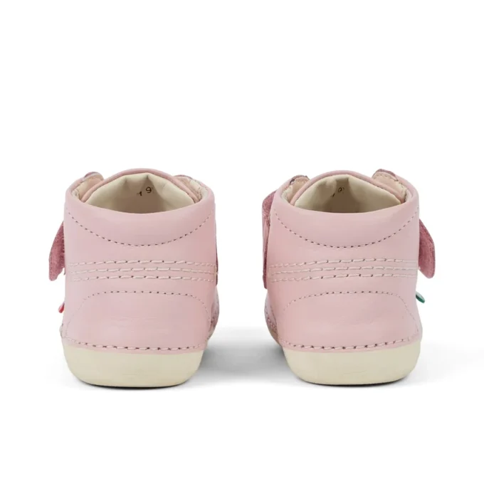 Chaussures Softer Hi Baby en cuir rose pâle unisexe Chaussures Softer Hi Baby en cuir rose pâle unisexe