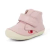 Chaussures Softer Hi Baby en cuir rose pâle unisexe Chaussures Softer Hi Baby en cuir rose pâle unisexe