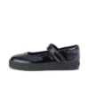 Chaussures Tovni Brogue MJ en cuir verni noir pour filles