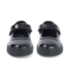 Chaussures Tovni Brogue MJ en cuir verni noir pour filles