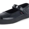 Chaussures Tovni Brogue MJ en cuir verni noir pour filles
