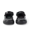 Chaussures Tovni Brogue MJ en cuir verni noir pour petites filles Chaussures Tovni Brogue MJ en cuir verni noir pour petites filles