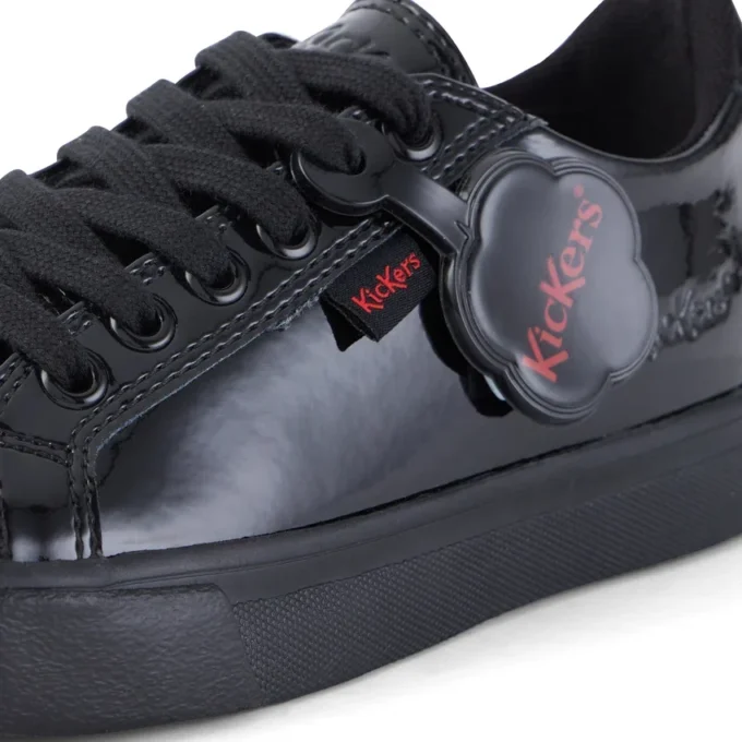 Chaussures Tovni Lacer en cuir verni noir pour filles Chaussures Tovni Lacer en cuir verni noir pour filles
