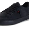 Chaussures Tovni Lacer en simili cuir noir unisexe junior