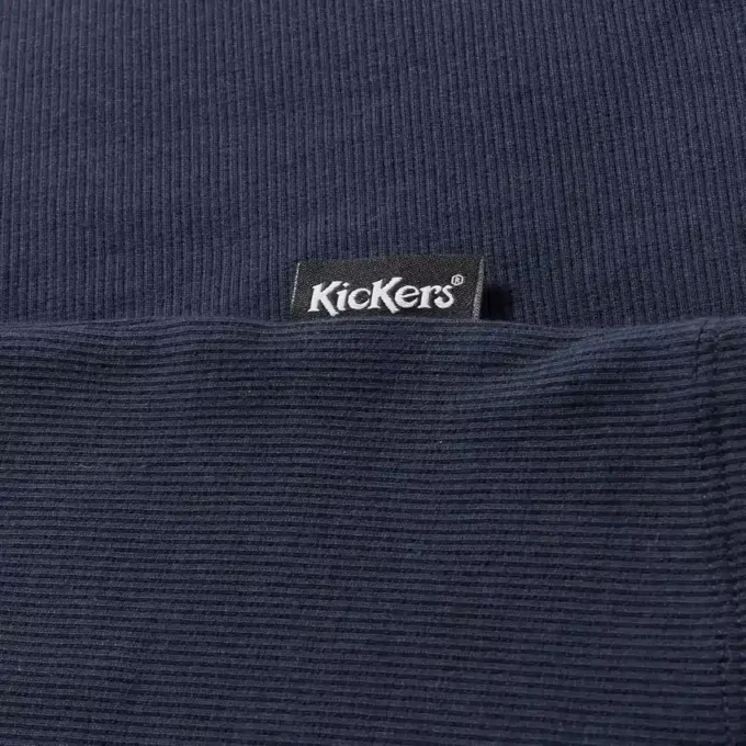 Débardeur classique à côtes Kickers pour femme, bleu marine Débardeur classique à côtes Kickers pour femme, bleu marine