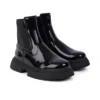 Femme junior Kenzi Chelsea Cuir verni Noir Femme junior Kenzi Chelsea Cuir verni Noir