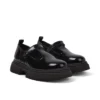 Femme junior Kenzi T-Bar Cuir verni Noir Femme junior Kenzi T-Bar Cuir verni Noir