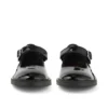 Filles Junior Adlar Heart Mj Cuir verni Noir