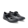 Filles Junior Kariko T Bar Cuir verni Noir