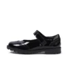 Filles junior Lachly MJ Brogue en cuir verni noir