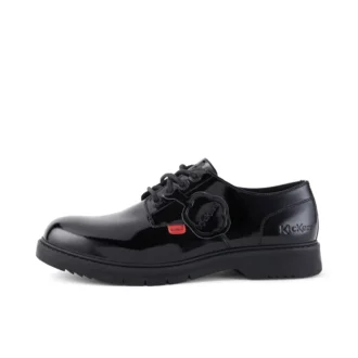 Finley Lo pour femme adulte, cuir verni noir