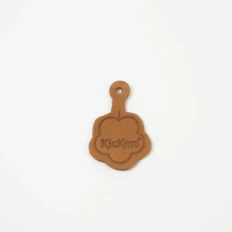 Fleurette en cuir unisexe Beige