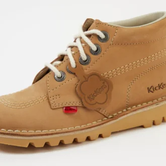 Fleurette en cuir unisexe Beige