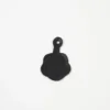 Fleurette en cuir unisexe noire Fleurette en cuir unisexe noire