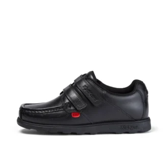 Fragma Moc Twin Vel en cuir noir pour jeunes hommes