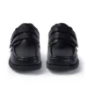 Fragma Moc Twin Vel en cuir noir pour jeunes hommes