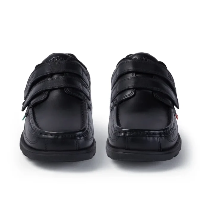Fragma Moc Twin Vel en cuir noir pour jeunes hommes