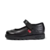 Fragma Pop en cuir noir pour petites filles