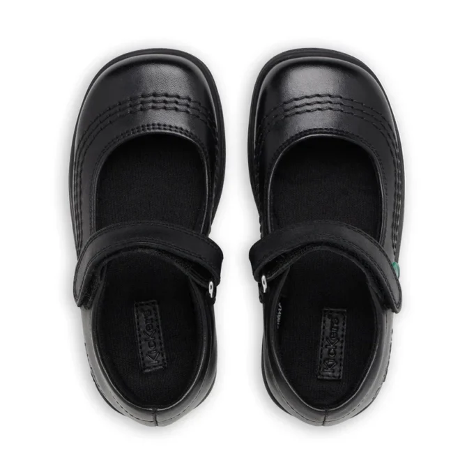 Fragma Pop en cuir noir pour petites filles