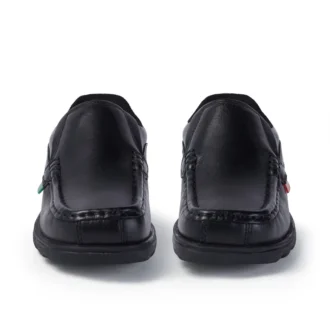 Fragma Slip en cuir noir pour garçons Fragma Slip en cuir noir pour garçons