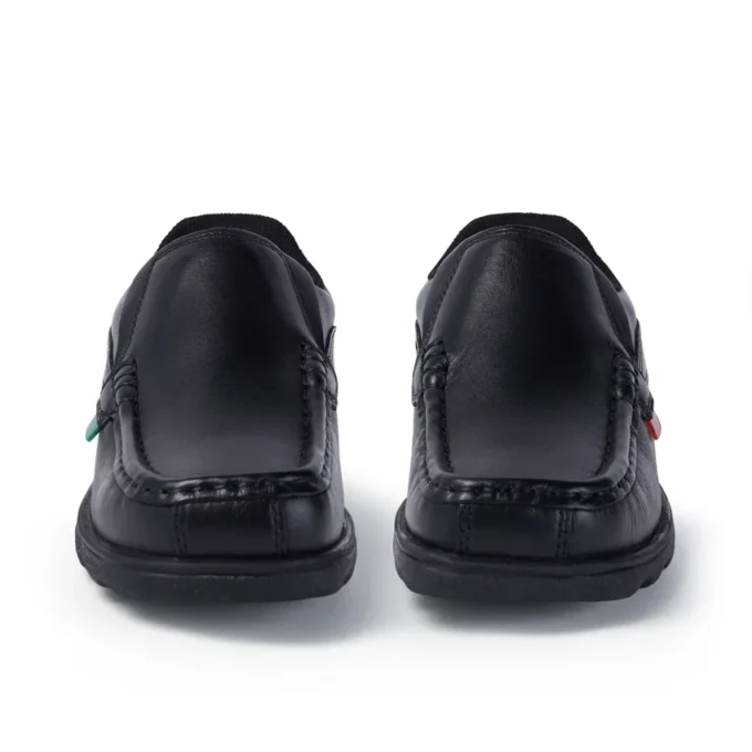 Fragma Slip en cuir noir pour garçons