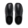 Fragma Slip en cuir noir pour garçons