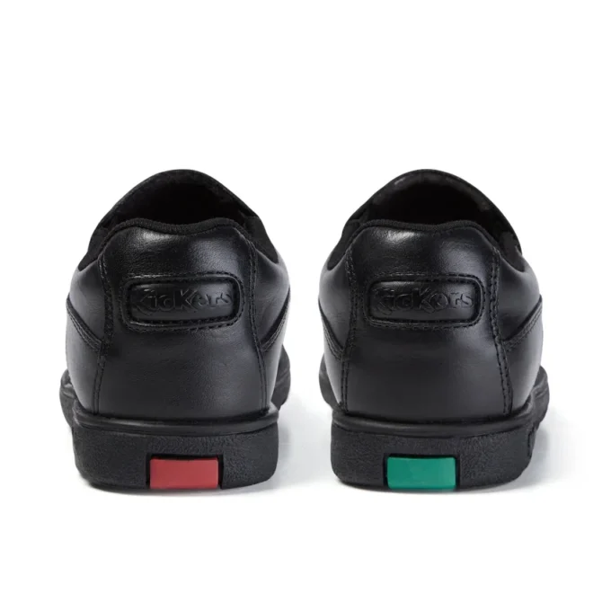 Fragma Slip en cuir noir pour garçons