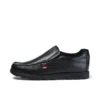 Fragma Slip en cuir noir pour homme