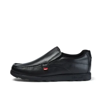 Fragma Slip en cuir noir pour homme