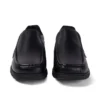 Fragma Slip en cuir noir pour homme