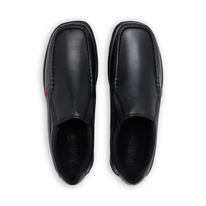 Fragma Slip en cuir noir pour homme