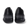 Fragma Slip en cuir noir pour jeunes hommes Fragma Slip en cuir noir pour jeunes hommes