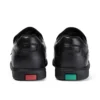 Fragma Slip en cuir noir pour jeunes hommes Fragma Slip en cuir noir pour jeunes hommes