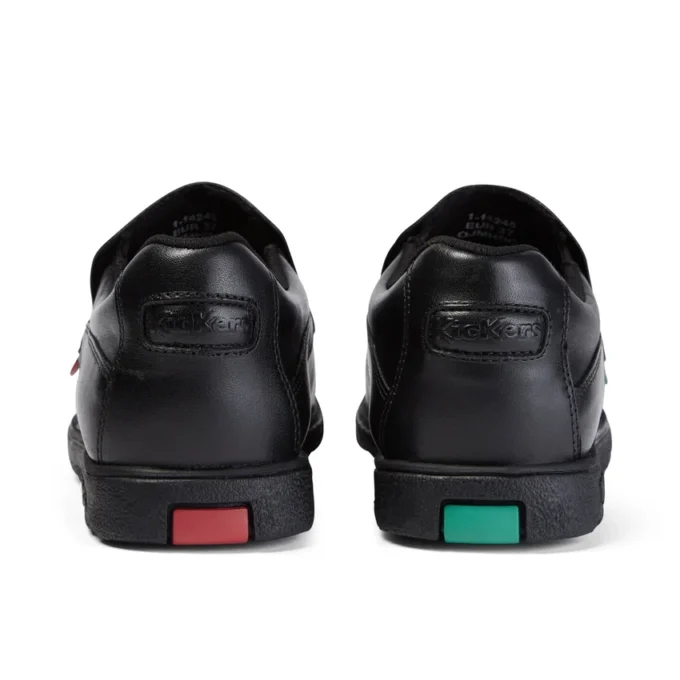 Fragma Slip en cuir noir pour jeunes hommes Fragma Slip en cuir noir pour jeunes hommes