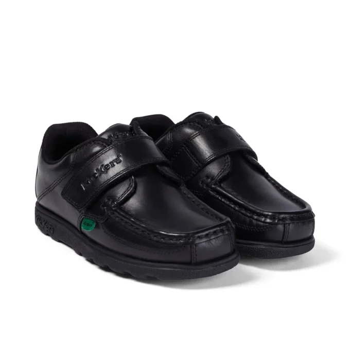 Fragma Strap en cuir noir pour garçons