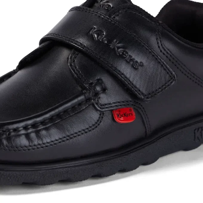 Fragma Strap en cuir noir pour garçons
