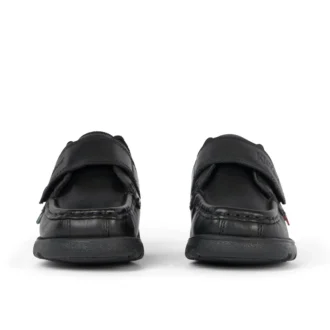 Fragma Strap en cuir noir pour garçons en bas âge