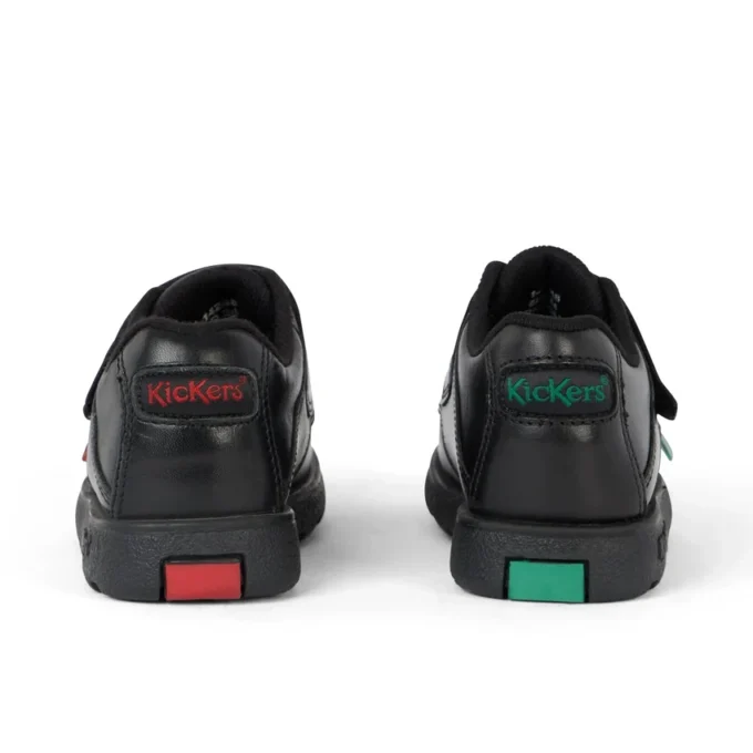Fragma Strap en cuir noir pour garçons en bas âge