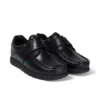 Fragma Strap en cuir noir pour jeunes hommes
