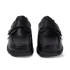 Fragma Strap en cuir noir pour jeunes hommes