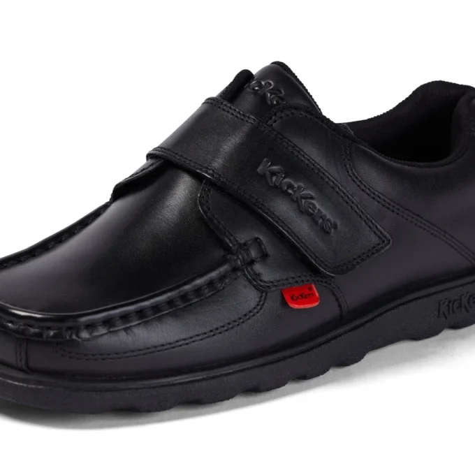 Fragma Strap en cuir noir pour jeunes hommes
