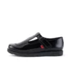 Fragma T-Bar en cuir verni noir pour jeunes filles
