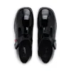 Fragma T-Bar en cuir verni noir pour jeunes filles