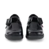 Fragma T-Bar en cuir verni noir pour petites filles