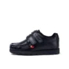 Fragma Twin Vel en cuir noir pour garçons