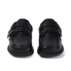 Fragma Twin Vel en cuir noir pour garçons