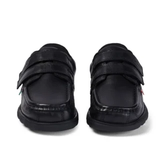 Fragma Twin Vel en cuir noir pour garçons