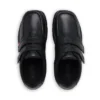Fragma Twin Vel en cuir noir pour garçons