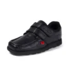 Fragma Twin Vel en cuir noir pour garçons