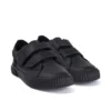 Garçons junior Tovni Twin Flex en cuir noir